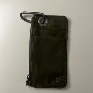 Athleta card holder key chain